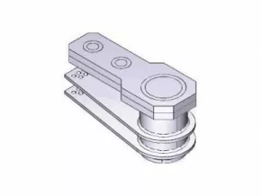 Came 119RIA039 Support de crochet de portail gauche