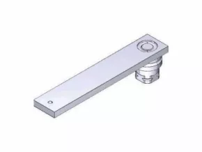 CAME 119RIA075 Gate fixing bracket Frog-j