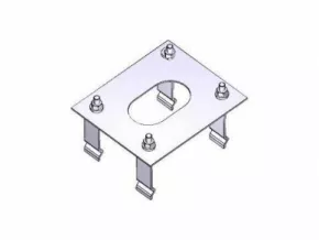 CAME 119RIG006 Barrier anchoring plate - gard