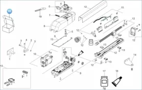 FAAC 113218 Spare packaging operator 413