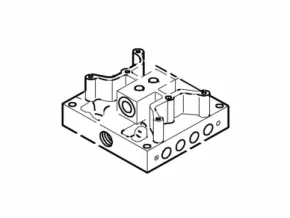 FAAC 63000613 Flange group 750 cbac distrib.