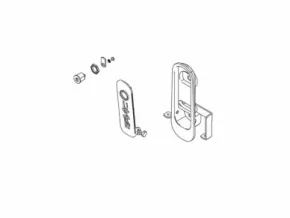 FAAC 63000708 Group lever release spare parts