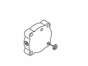 FAAC 63003322 Operator flanges group 750
