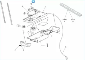 Faac 63003357 Base et support