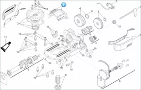 FAAC 63003379 Wiring support