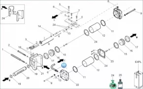 FAAC 7101075 Fitting tn 93 8llr zinc.b