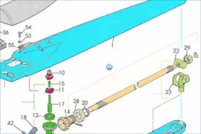 Mhouse RMHWG2017 WG10S lead screw assembly