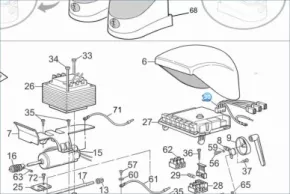 Nice CA35.5320 Harnais de câblage du panneau de commande