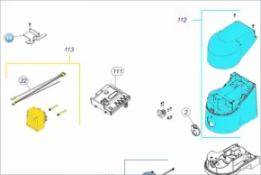 Nice PD0865A0001 Fixation du transformateur