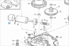 Nice PPD0405AR02.454 Protection de la brosse du moteur