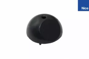 Nice PPD1087A.4540 Bouton gris foncé demi-boule