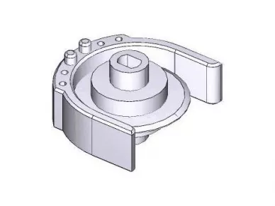 Came 119RIE124 Garagerail riemaandrijving wiel
