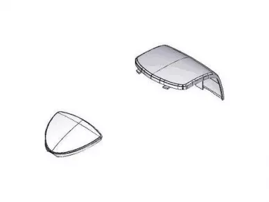 Came 119RIE170 Displaydeksel og lamper