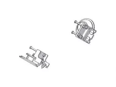 Came 119RIG141 Ändstycken av plast