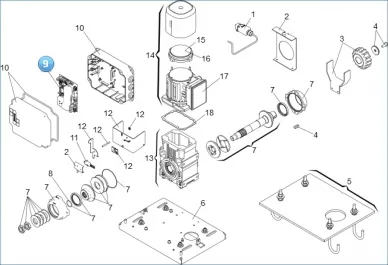 Faac 202073 Unitate de control