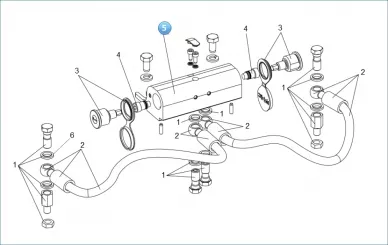 Faac 390035 Hydraulisk avblockering