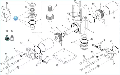 Faac 3907485 Montage der Buchse