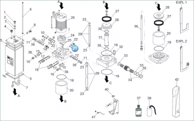 Faac 4404075 Extern dräneringsventil