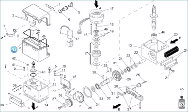 Faac 490114 وحدة التحكم المركزية (مع العاكس)