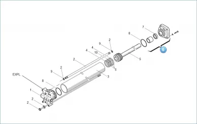 Faac 4994625 Cylinderfrontkropp