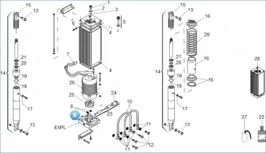 Faac 4997645 Ventilmodul barriärpump