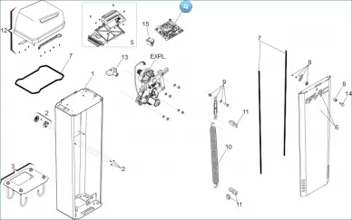 Faac 63001068 Kontrollpanel