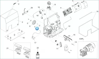 Faac 63002925 Δαχτυλίδι twva00250