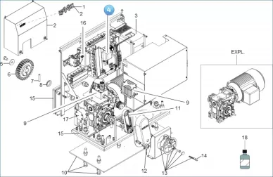 Faac 63002935 Kontrol ünitesi