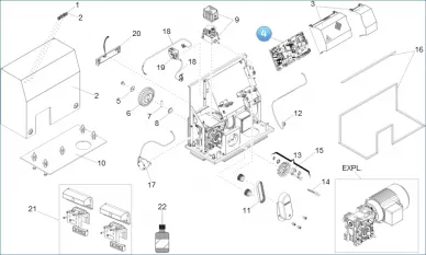 Faac 63003207 Kontrol ünitesi