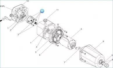 Faac 63003313 Bomba y conector