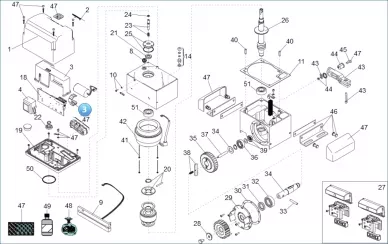Faac 63003341 Capacul și suportul condensatorului