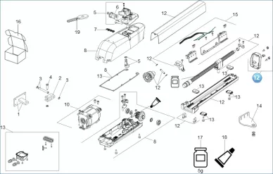 Faac 63003349 Snigelns syndrom