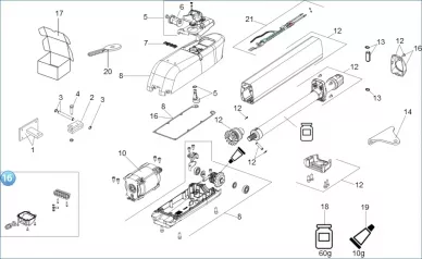 Faac 63003351 Kleine onderdelen