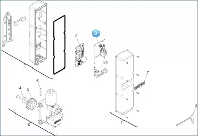 Faac 63003390 Kontrollpanel