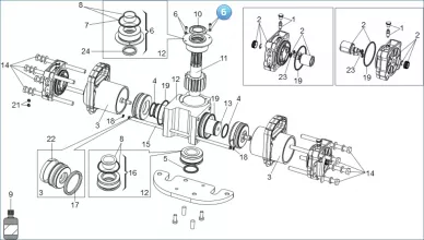 Faac 63003448 Conjunto de buje
