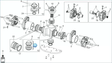 Faac 63003449 Conjunto de buje