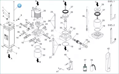 Faac 7019145 Cylinderstift 5 st