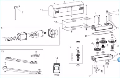 Faac 708045 Shaft