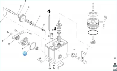 Faac 7094085 مانع التسرب العلوي