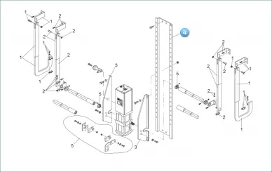 Faac 722291 Kiinnikkeen pituus 1.5m