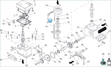 Faac 7230265 Fixation du stator