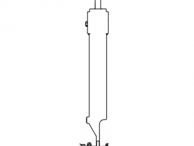 Faac 725208 Actuator met veerbelaste barrière