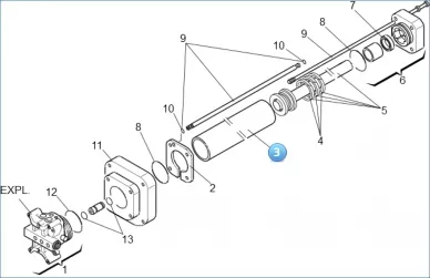 Faac 7366075 Cylinder