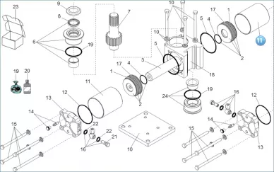 Faac 7366235 Cylinder