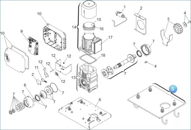 Faac 737628 Optionaler Montagesockel