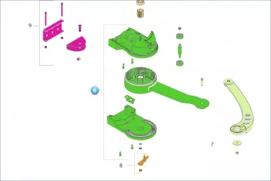 Nice 909030000 Μεταλλικό σώμα + πλαίσιο εξόδου.