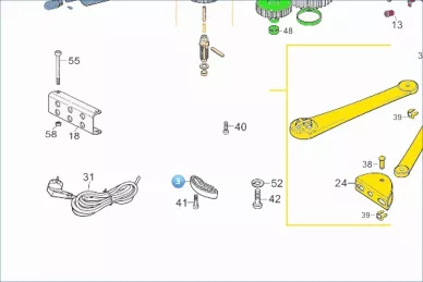 Nice BMG1002.45672 Mechanische stop