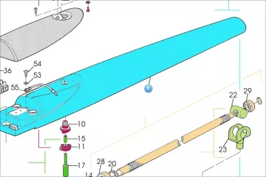 Nice BMG1150.45673 Zgornje ohišje