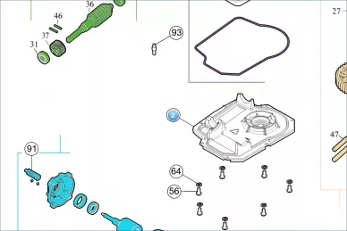 Nice BMG1934R01.4567 Κάτω κάλυμμα