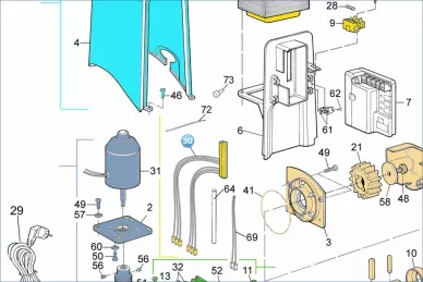 Nice CA000100 Ledninger